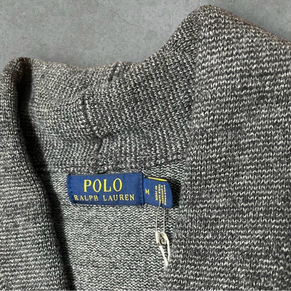 Black Pony Gray Cardigan - Picture 2 of 6